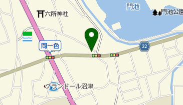 岡一色公民館の地図画像