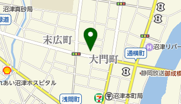 大場金物店の地図画像