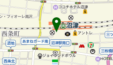 伊豆箱根トラベル沼津営業所の地図画像