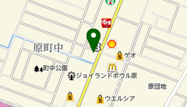 クリーニングのサトウ 原店の地図画像