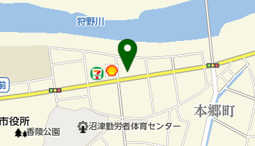杉山クリーニング店の地図画像