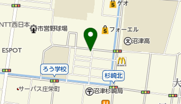 不二屋クリーニング店の地図画像