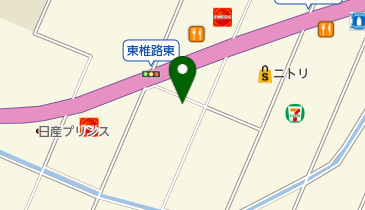 二葉クリーニングの地図画像