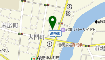 横浜屋クリーニング店の地図画像