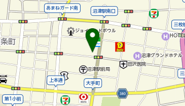 ワシントン靴店本店の地図画像