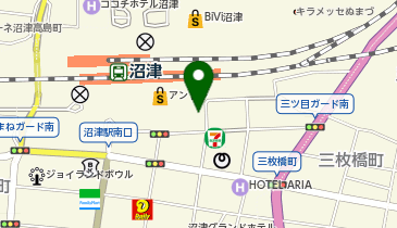 中央コンタクト 沼津店の地図画像