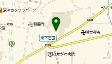 トヨタカローラ静岡株式会社 沼津店の地図画像