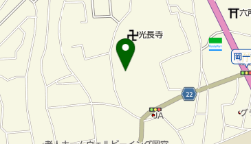 光長寺 山本坊の地図画像