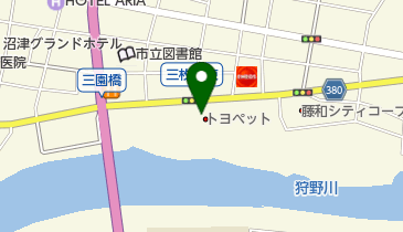 静岡トヨペット株式会社沼津平町店PiPitの地図画像