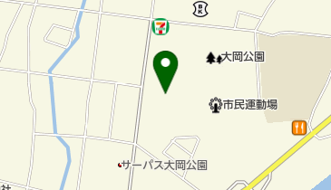 大岡どうぶつ病院の地図画像