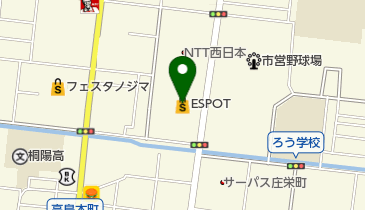 レイ美容室の地図画像