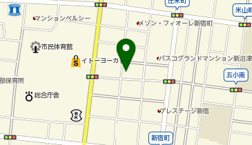 まきの理容室の地図画像