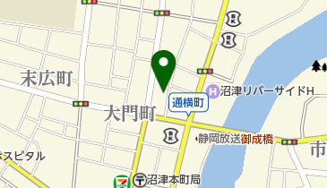 植田理容所の地図画像