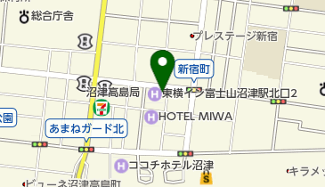 ヘアーサロンでんすけの地図画像