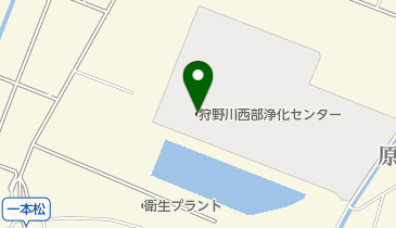 静岡県狩野川西部浄化センターの地図画像
