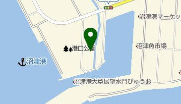 沼津市役所 観光戦略課 沼津港水門展望施設びゅうおの地図画像