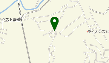 シルバークリーニング店の地図画像