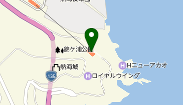 熱海秘宝館の地図画像