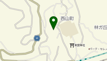 昭和電線来の宮保養所の地図画像