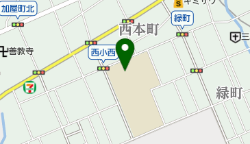 西放課後児童クラブの地図画像