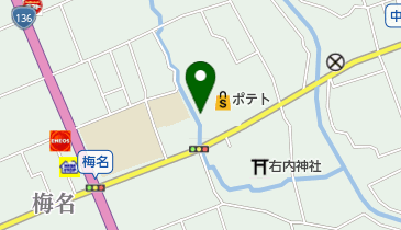 グレコの庭梅名の地図画像