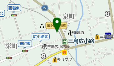 マーブル美容室の地図画像