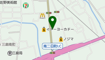 コーヒー乃川島三島店の地図画像