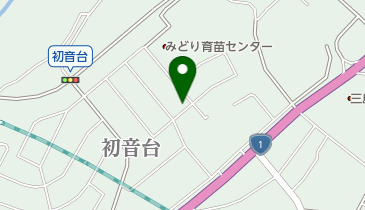 明治牛乳初音台販売所の地図画像