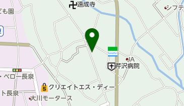 田中屋クリーニング店の地図画像
