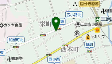 東西合成株式会社三島営業所の地図画像