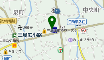 三島屋スポーツの地図画像