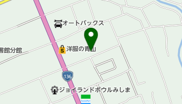 マリンエステティック美ららの地図画像