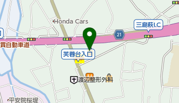 はらだペットクリニックの地図画像