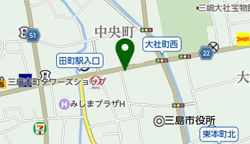 扇屋洋品店の地図画像