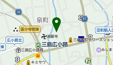 ふぐの三四郎の地図画像