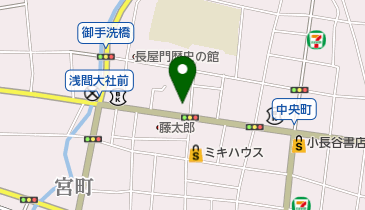 松華堂カバン店の地図画像