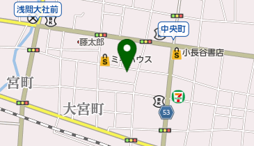 ハトヤ玩具店の地図画像