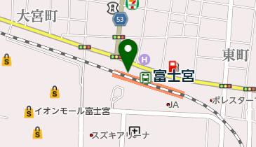 社団法人富士宮市観光協会の地図画像