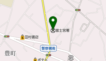 交通安全協会富士宮地区支部の地図画像