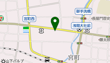 わらしな呉服店の地図画像