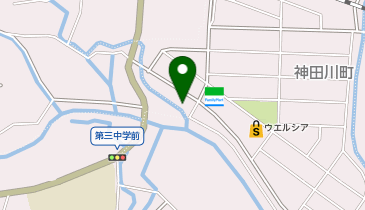 坪井車販の地図画像
