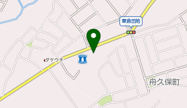 美容室オークラ 粟倉店の地図画像