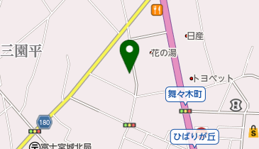 杉山理容店の地図画像
