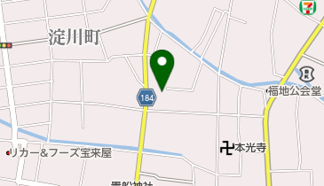 タカラ理容所の地図画像