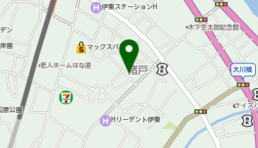 この花会館の地図画像