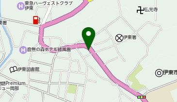 メナード化粧品伊東銀座代行店の地図画像