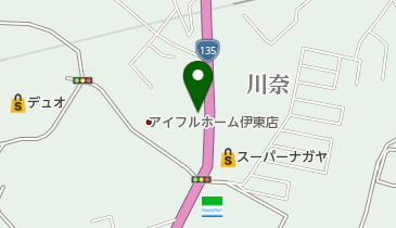 伊豆太郎川奈店の地図画像