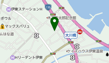 峯田青果店の地図画像