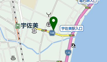 ウサミ美容室の地図画像