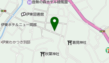 稲葉理髪店の地図画像